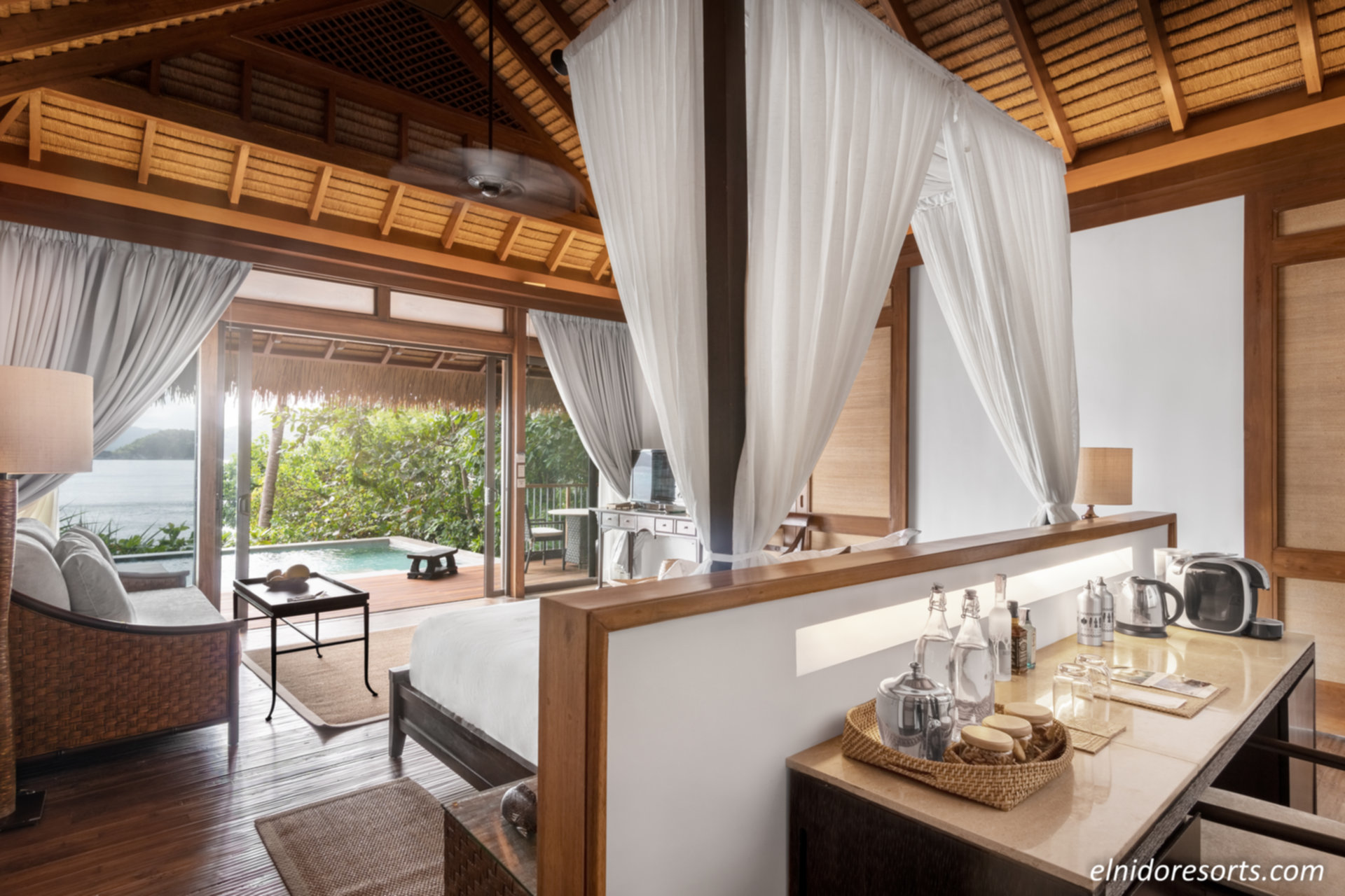 Exclusive 5 Star Villa with Private Pool on Pangulasian Island Resort, El Nido Villa 1010