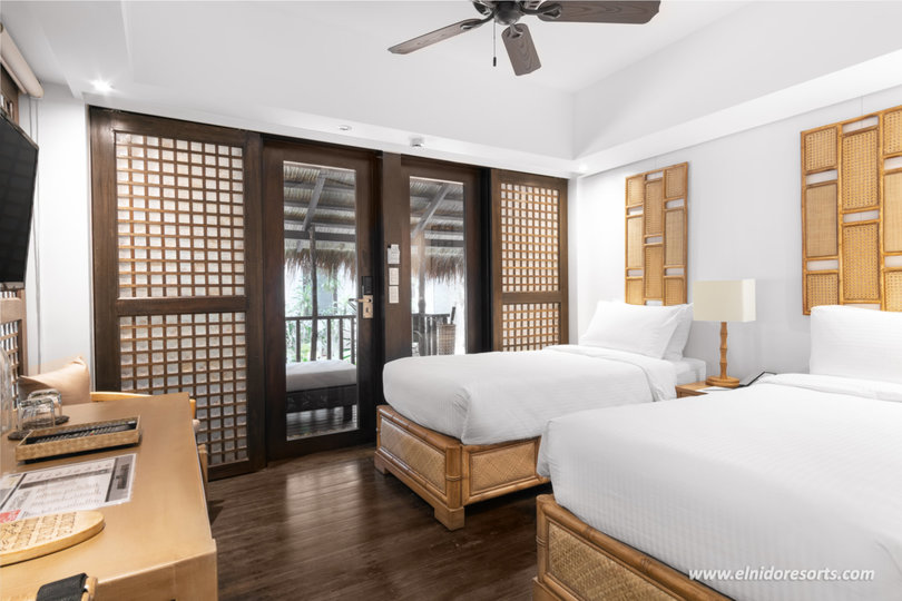 The Ultimate Deluxe Seaview Cottage on Miniloc Island Resort, El Nido Cottage 1016