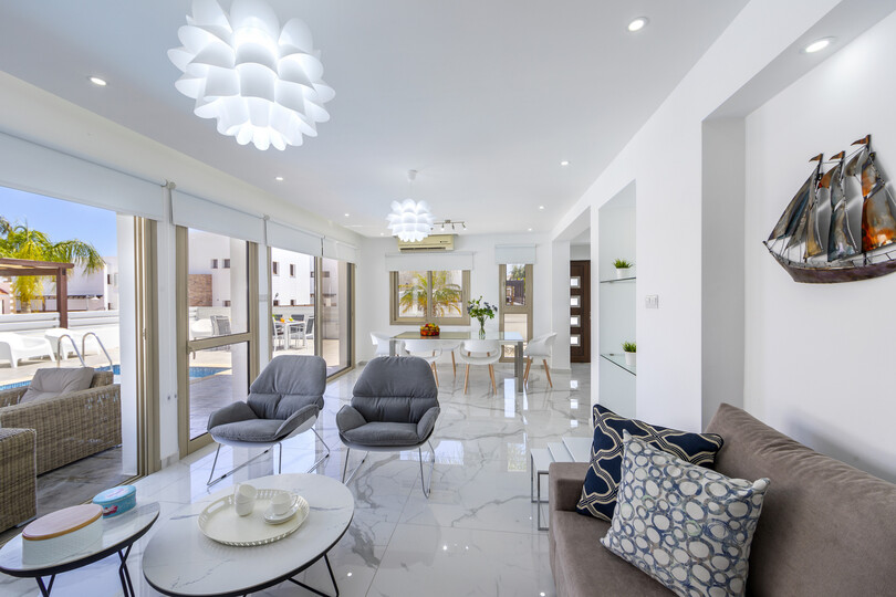 You and Your Family will Love this 5 Star Villa with Private Pool, Protaras Villa 1500