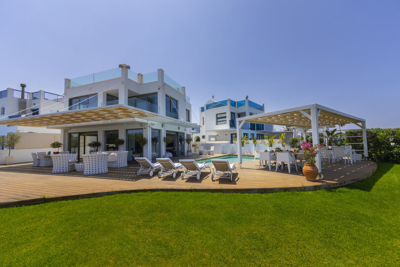 5 Star Villa Protaras Beachfront Dream - Ultimate Seafront Escape