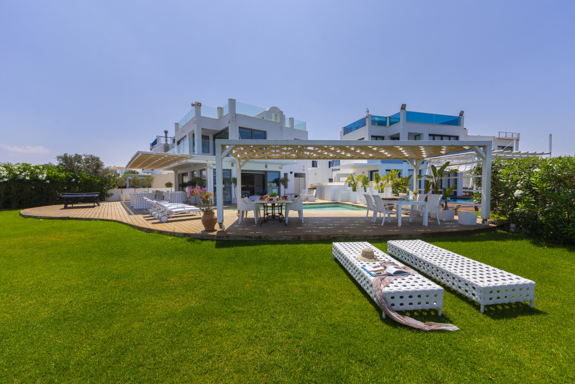 5 Star Villa Protaras Beachfront Dream - Ultimate Seafront Escape