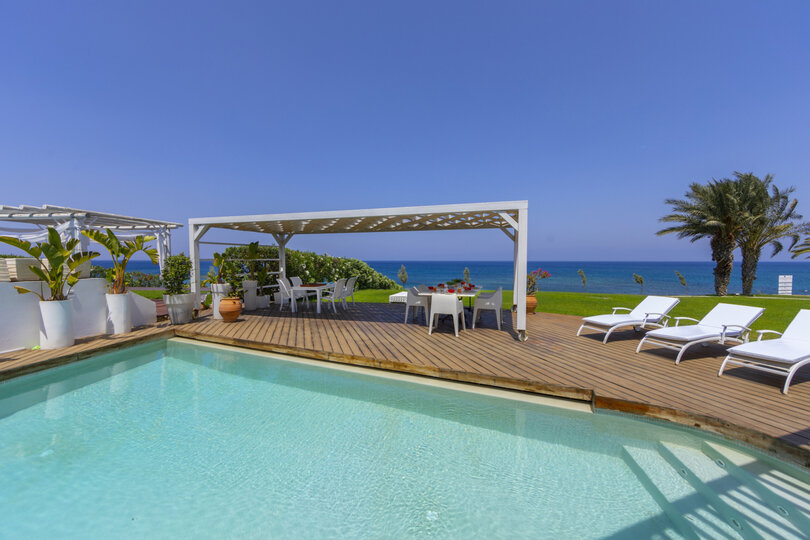 5 Star Villa Protaras Beachfront Dream - Ultimate Seafront Escape