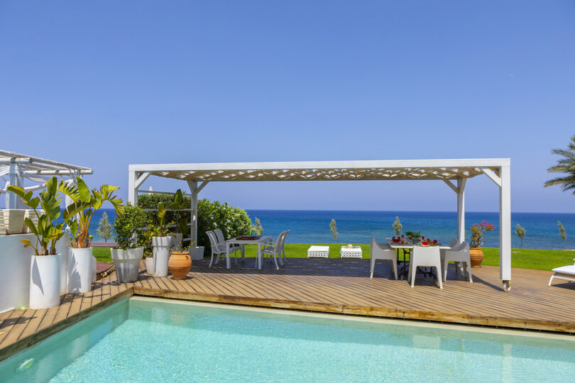 5 Star Villa Protaras Beachfront Dream - Ultimate Seafront Escape