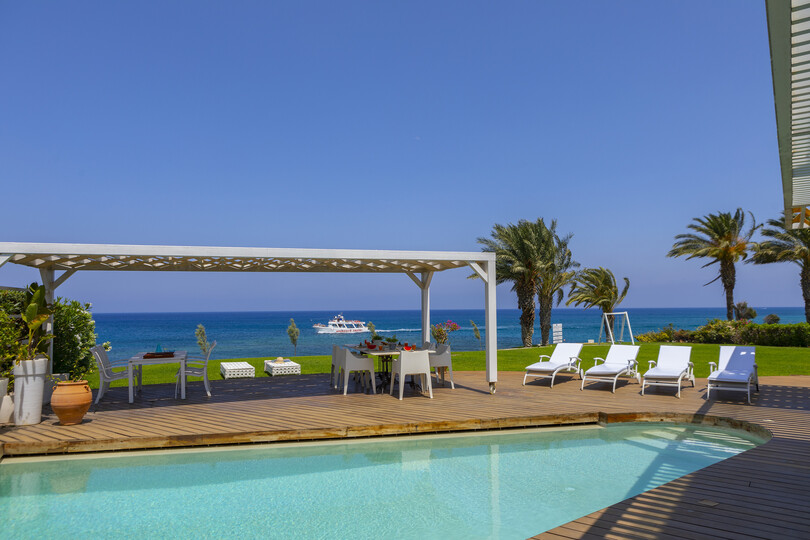 5 Star Villa Protaras Beachfront Dream - Ultimate Seafront Escape