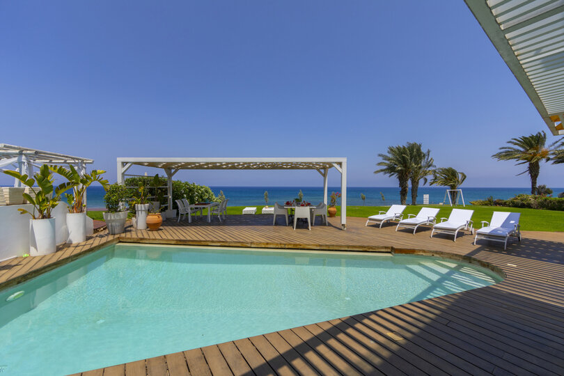 5 Star Villa Protaras Beachfront Dream - Ultimate Seafront Escape