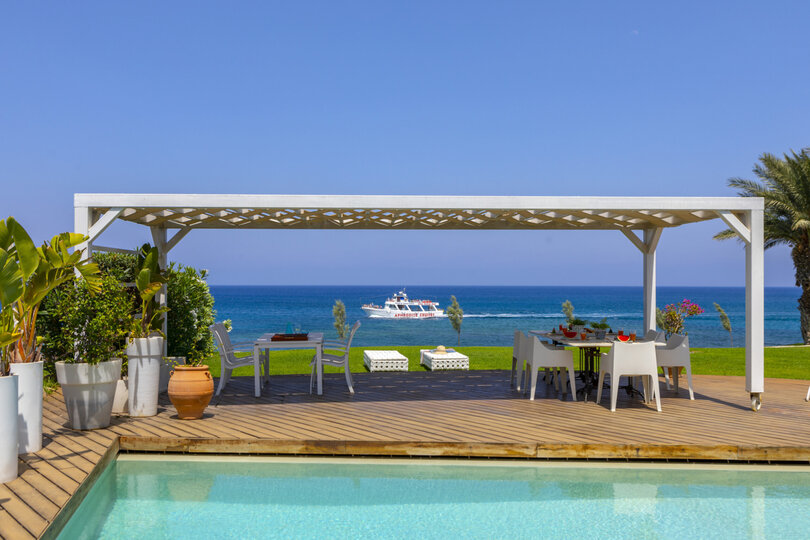 5 Star Villa Protaras Beachfront Dream - Ultimate Seafront Escape