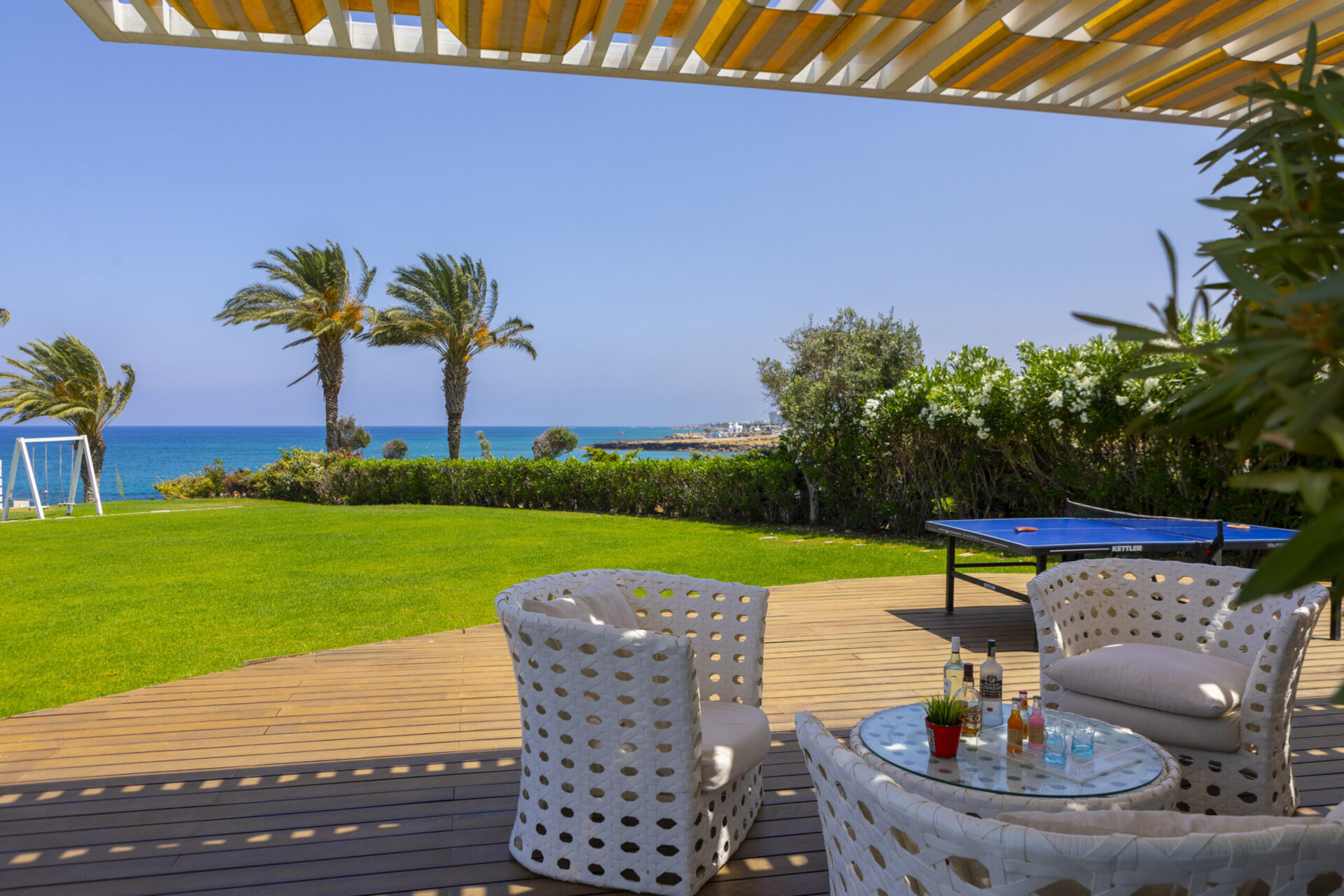 5 Star Villa Protaras Beachfront Dream - Ultimate Seafront Escape