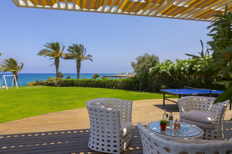 5 Star Villa Protaras Beachfront Dream - Ultimate Seafront Escape