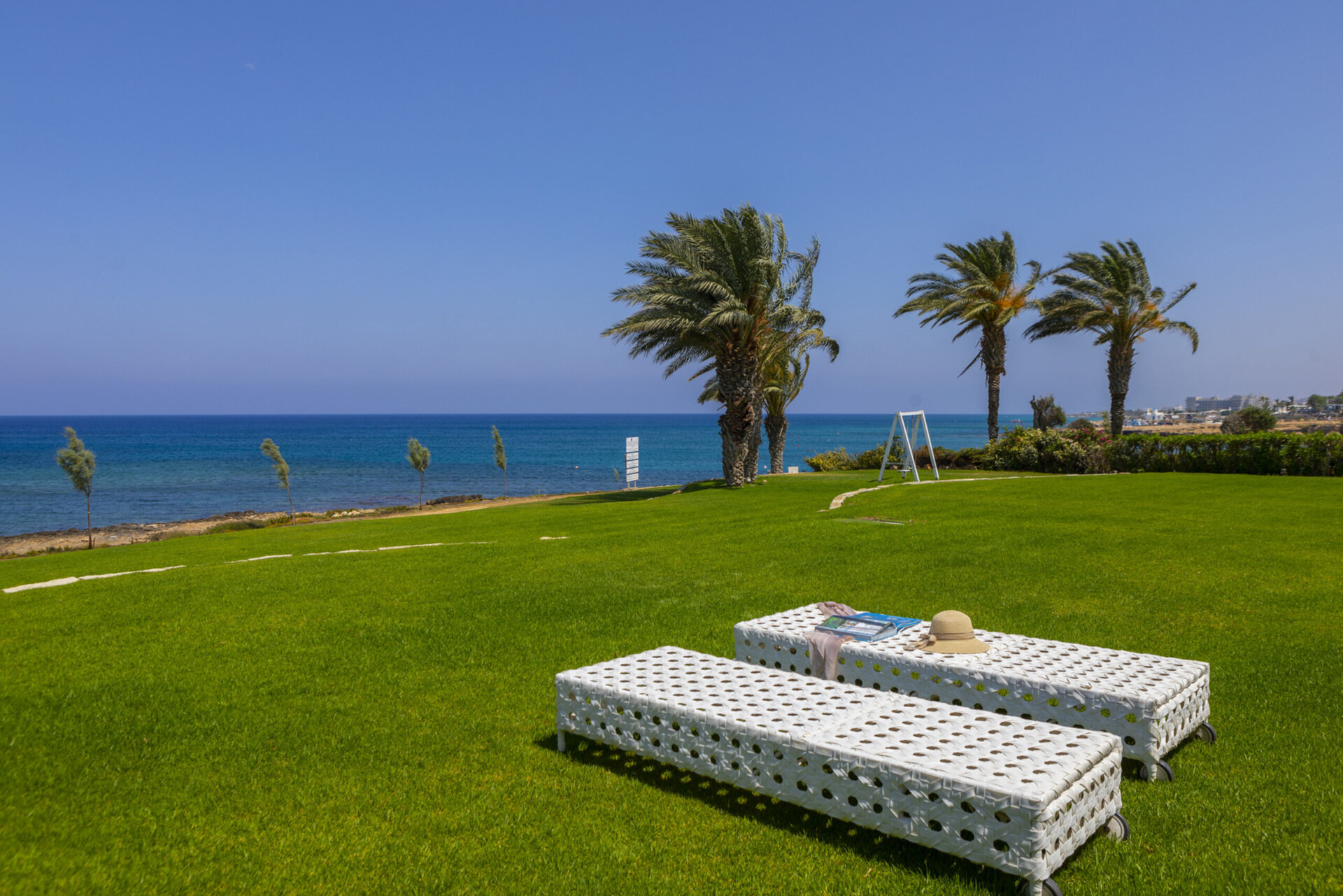 5 Star Villa Protaras Beachfront Dream - Ultimate Seafront Escape