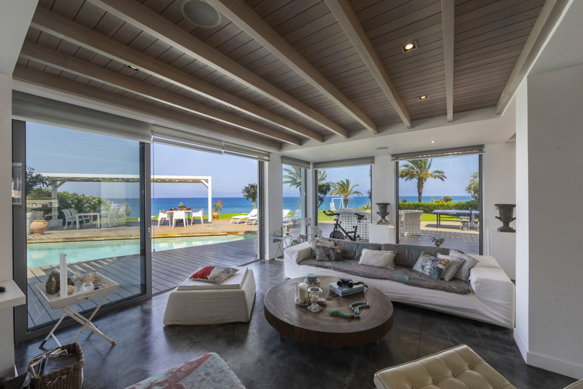5 Star Villa Protaras Beachfront Dream - Ultimate Seafront Escape
