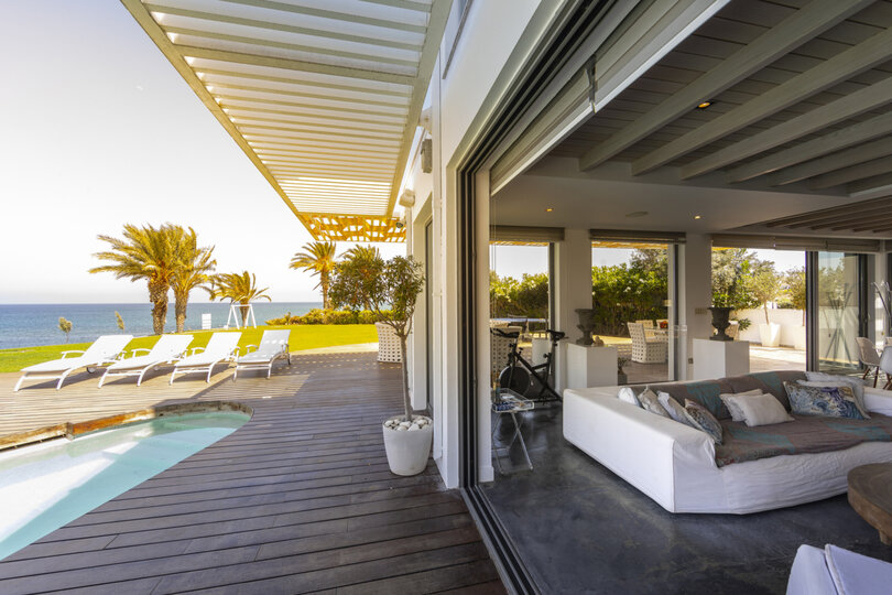 5 Star Villa Protaras Beachfront Dream - Ultimate Seafront Escape