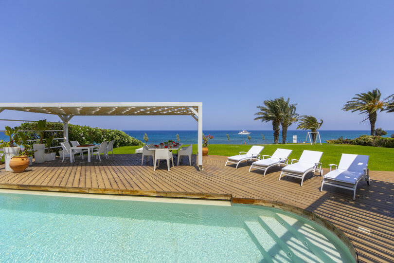 5 Star Villa Protaras Beachfront Dream - Ultimate Seafront Escape