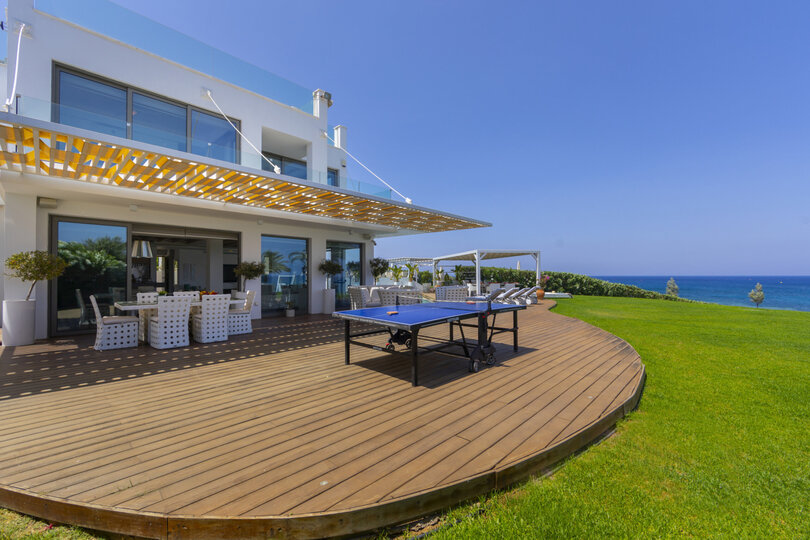 5 Star Villa Protaras Beachfront Dream - Ultimate Seafront Escape