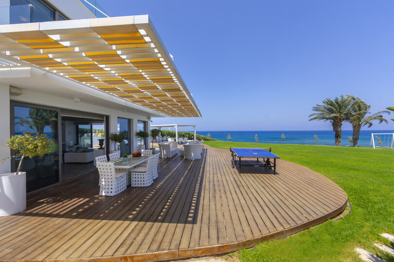 5 Star Villa Protaras Beachfront Dream - Ultimate Seafront Escape