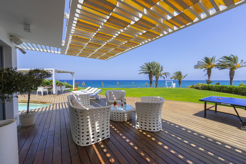 5 Star Villa Protaras Beachfront Dream - Ultimate Seafront Escape