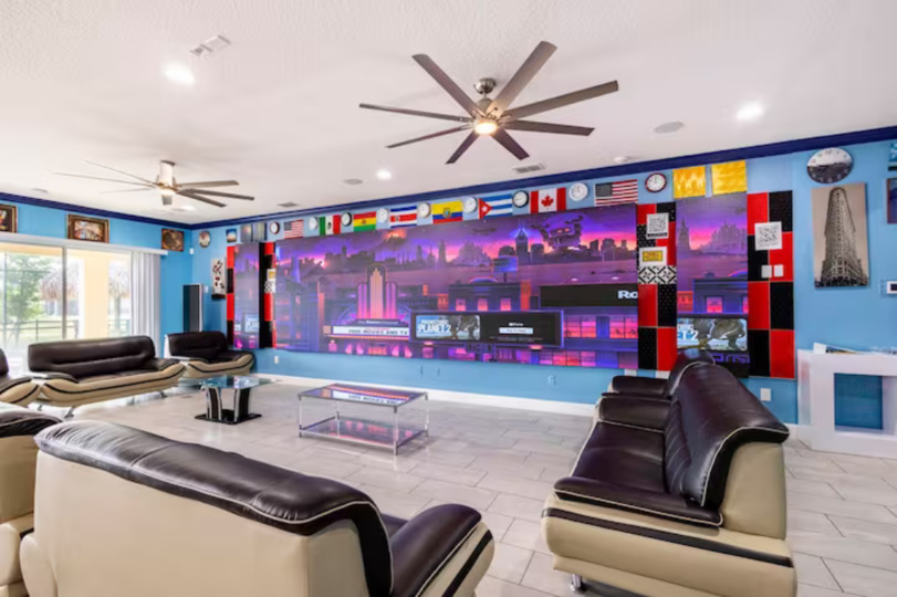 Exclusive Mansion with Large Private Pool on Veranda Palms,  Orlando Mansion 5378