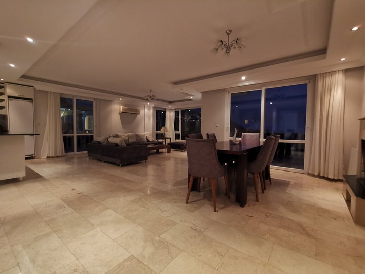 large modern open plan living room