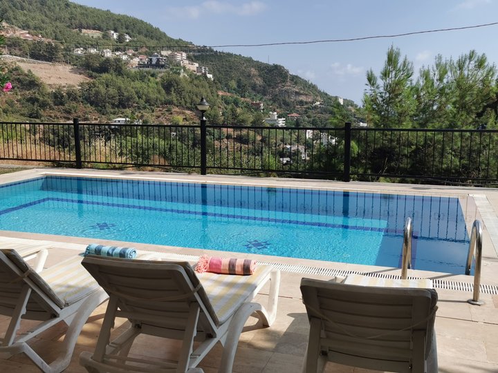 Secluded private pool with majestic views