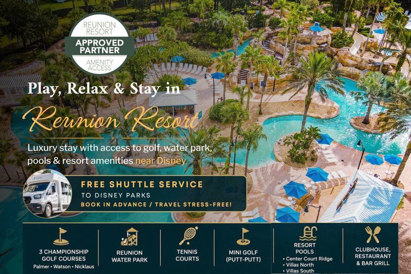 Luxury Villa on Reunion Resort and Spa with a Private Pool, Orlando Villa 5473