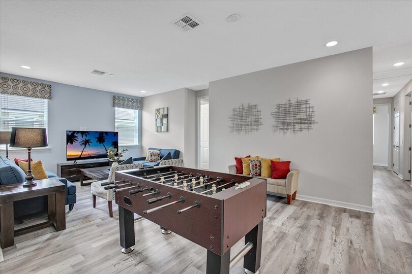 Loft
65" Roku TV
Foosball