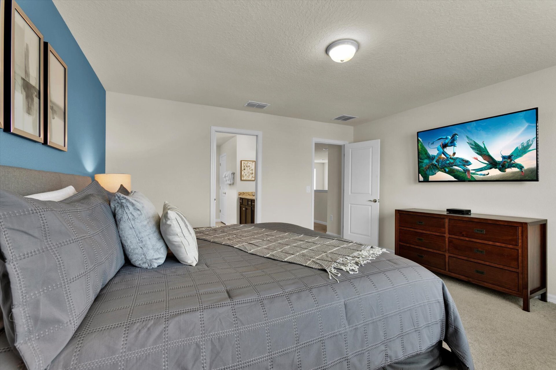 Master King Bedroom 1 (Angle)
58" Smart TV