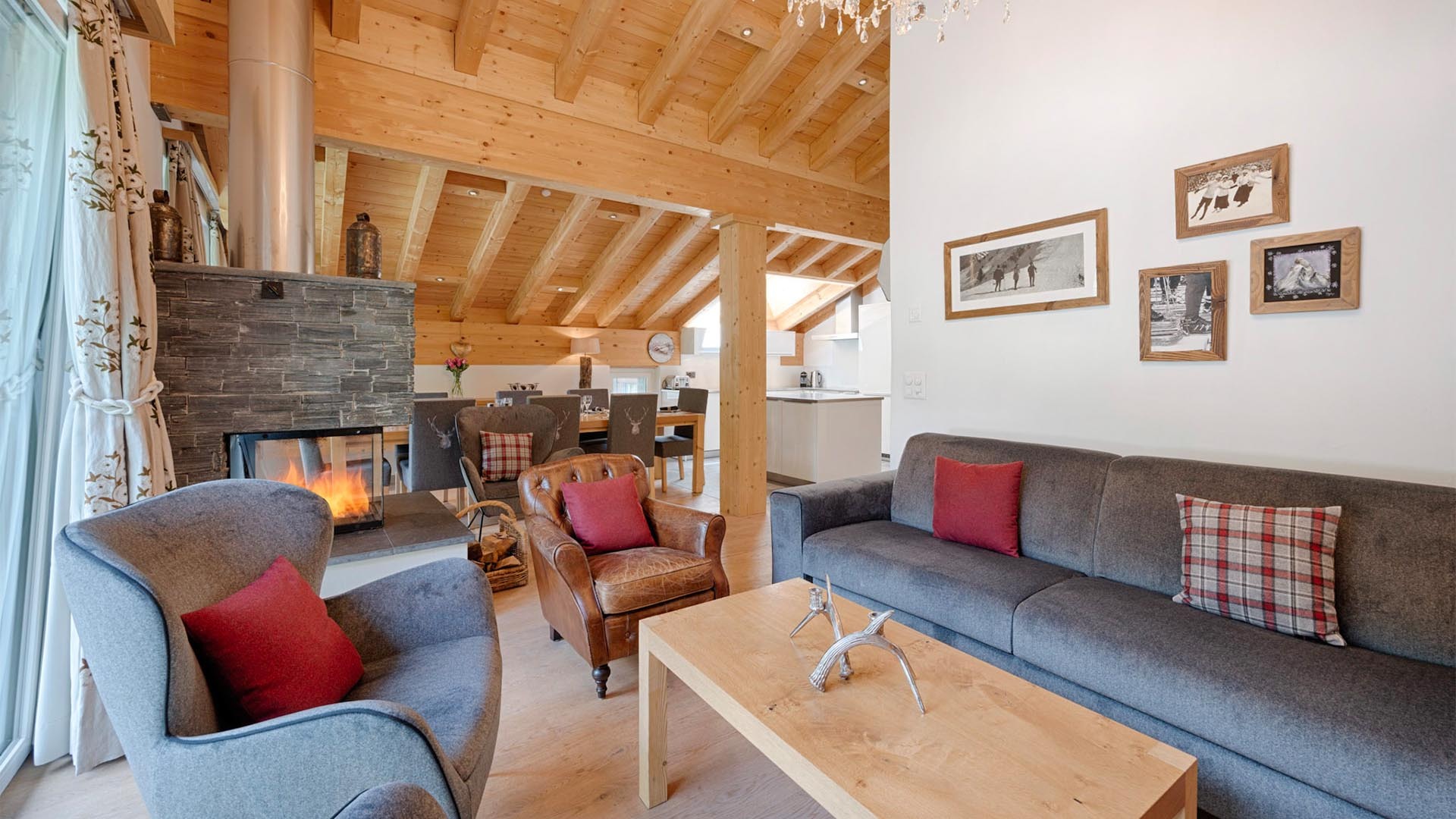 Unleash your alpine escape with direct ski access, Valais Chalet 1397