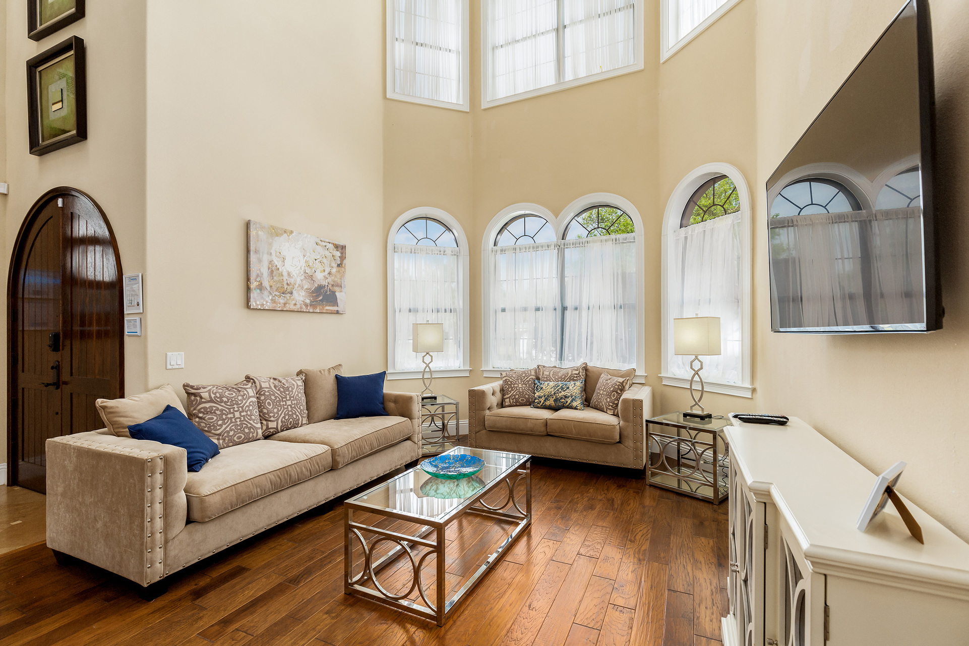 Second living room towards the front of the home