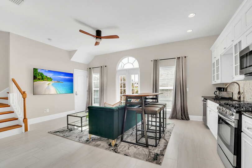 Also on the 2nd floor is the secondary living room and kitchen