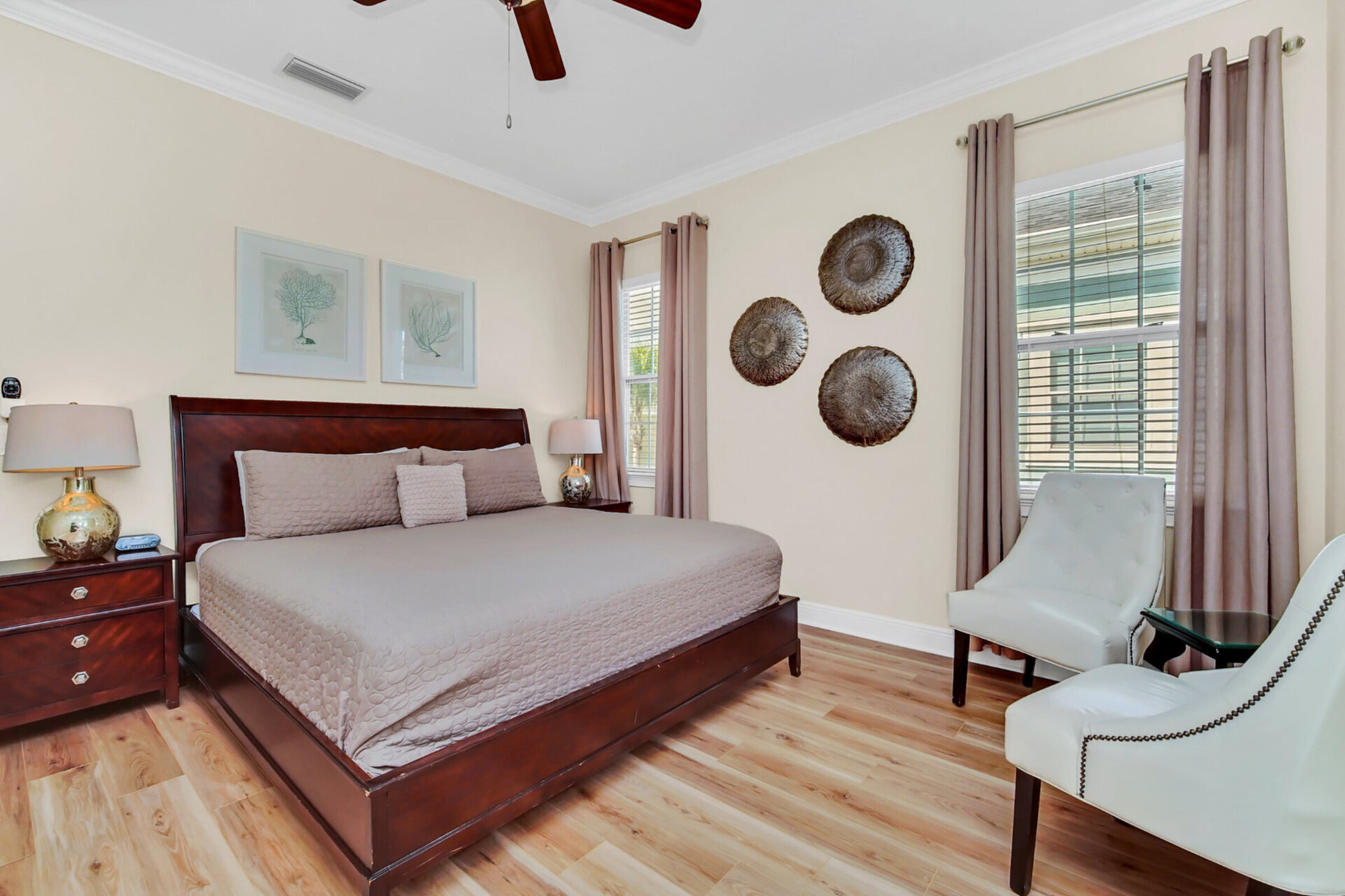 Each bedroom has its own quirks making it unique