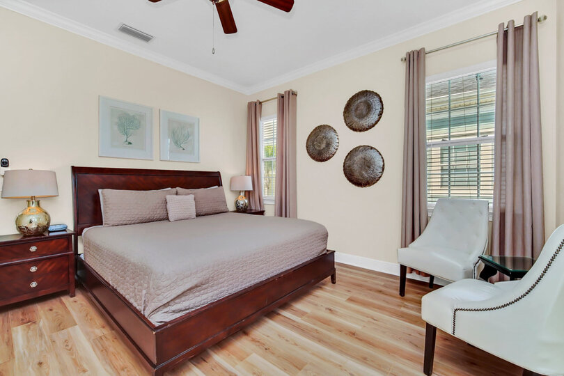 Each bedroom has its own quirks making it unique
