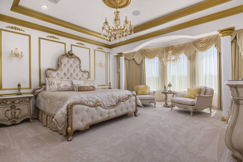 The Paris Suite complete with a comfortable king bed