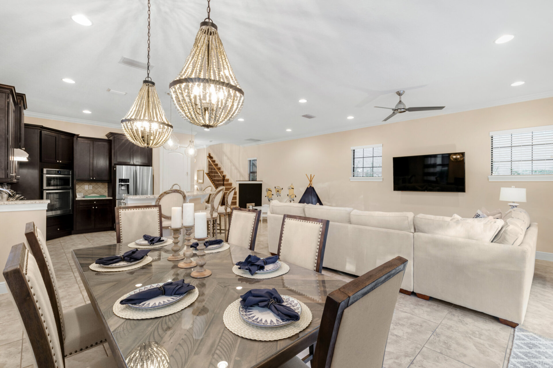 The furnishings are luxurious