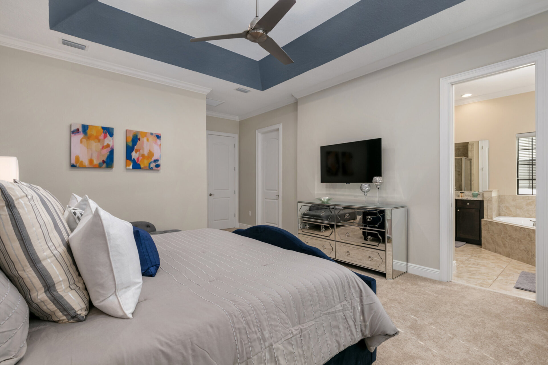 Relax in the privacy of your own master suite