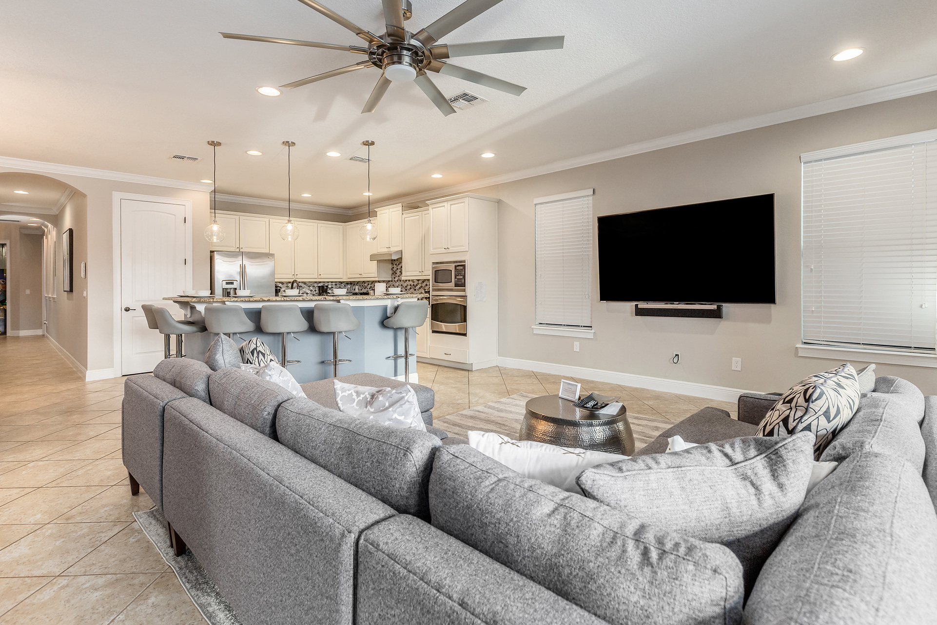 Watch your favorite shows on 65-inch SMART TV