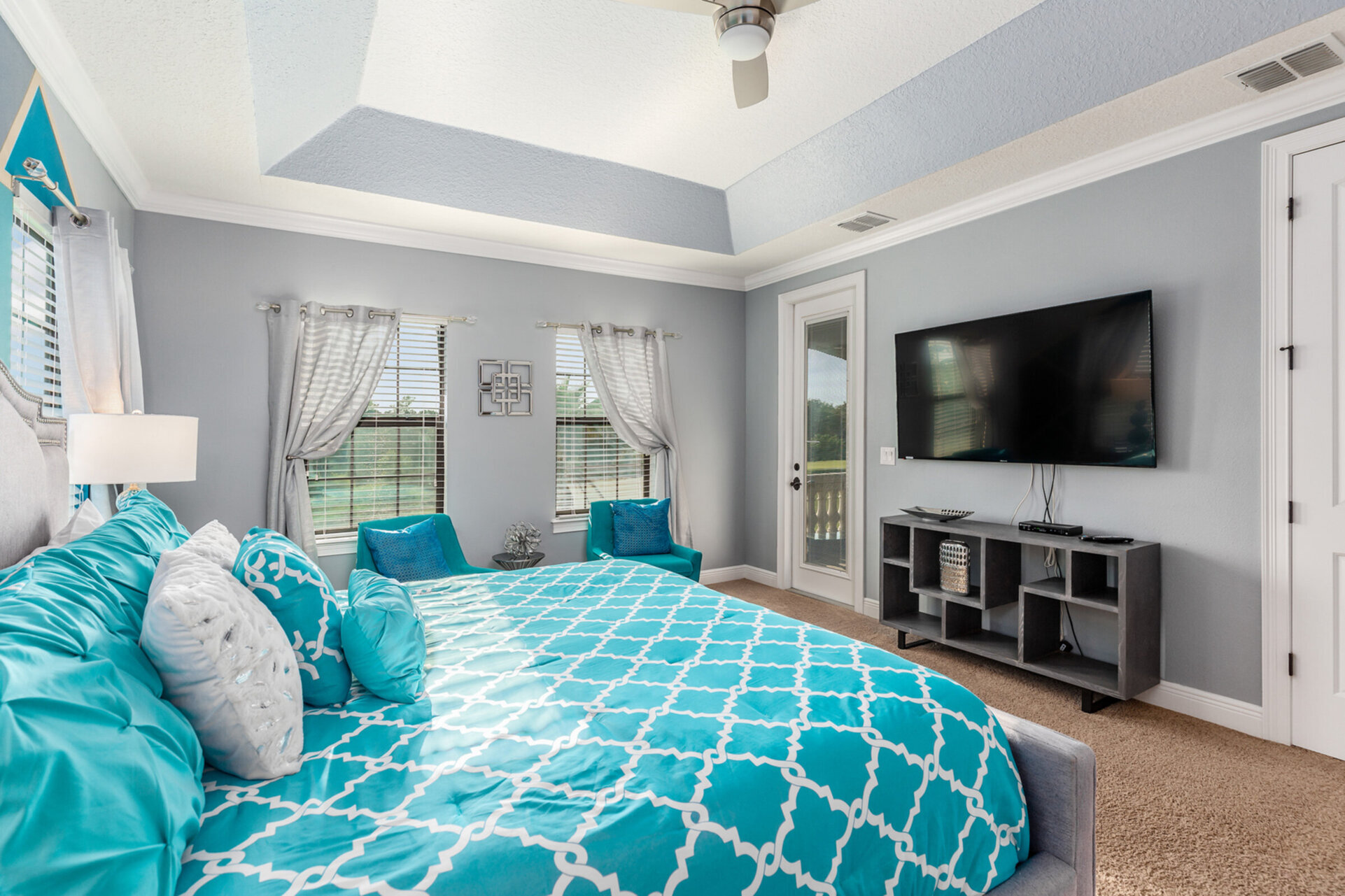 Lay back and enjoy the 65-inch SMART TV
