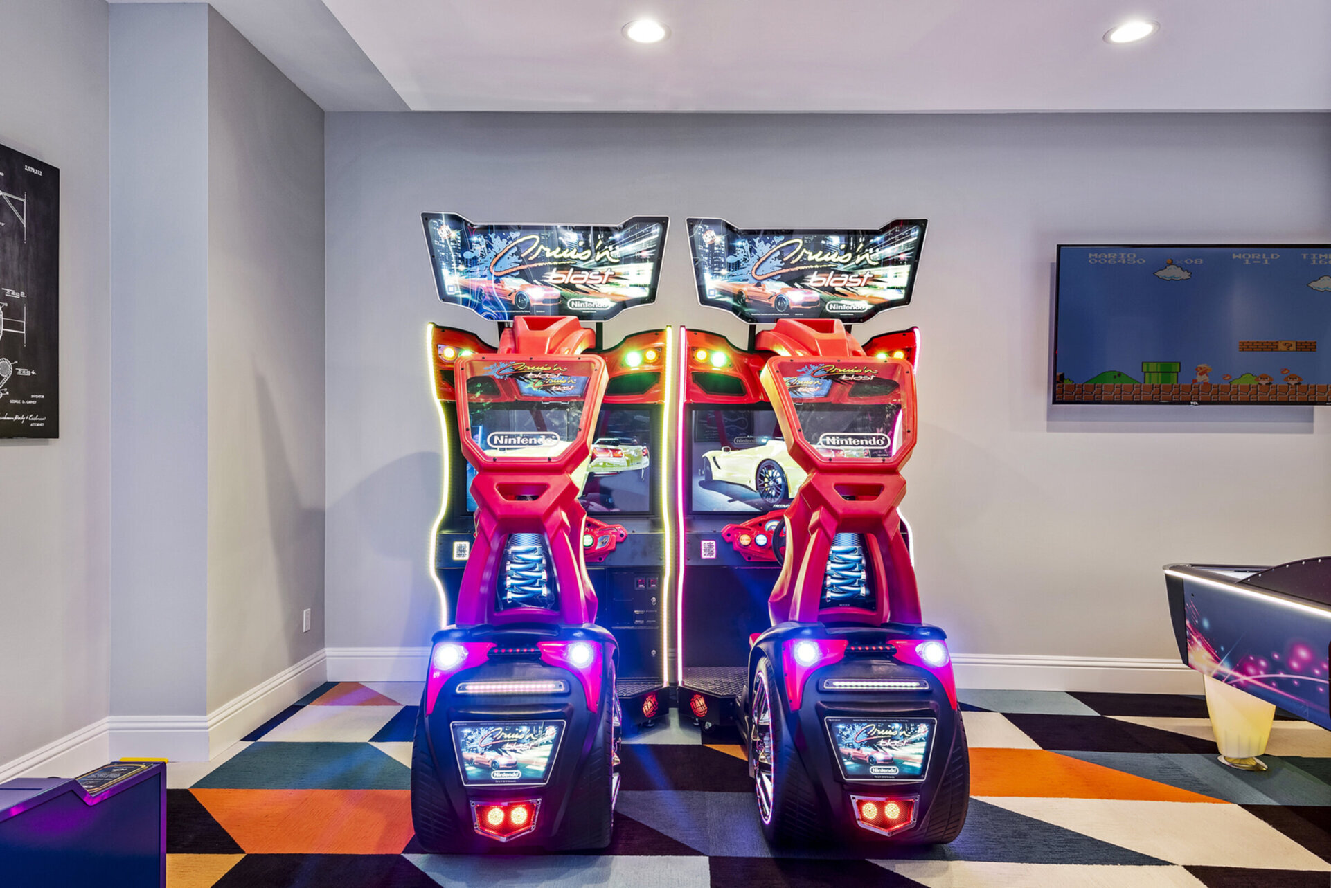 Race all day on the Nintendo Cruis'n Blast Arcade Racers