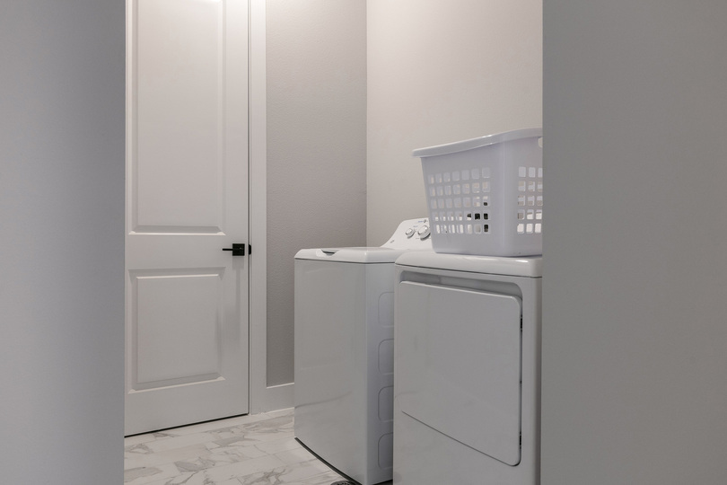 Second floor laundry room