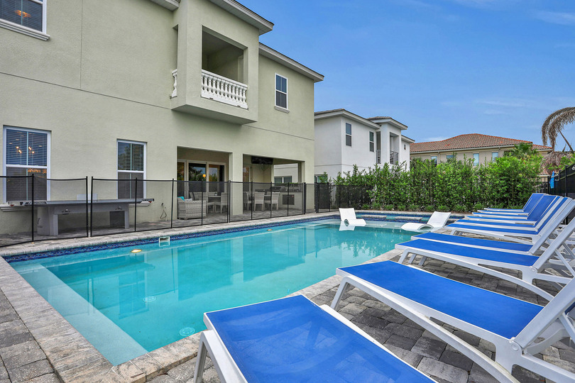 Relax by your own private pool