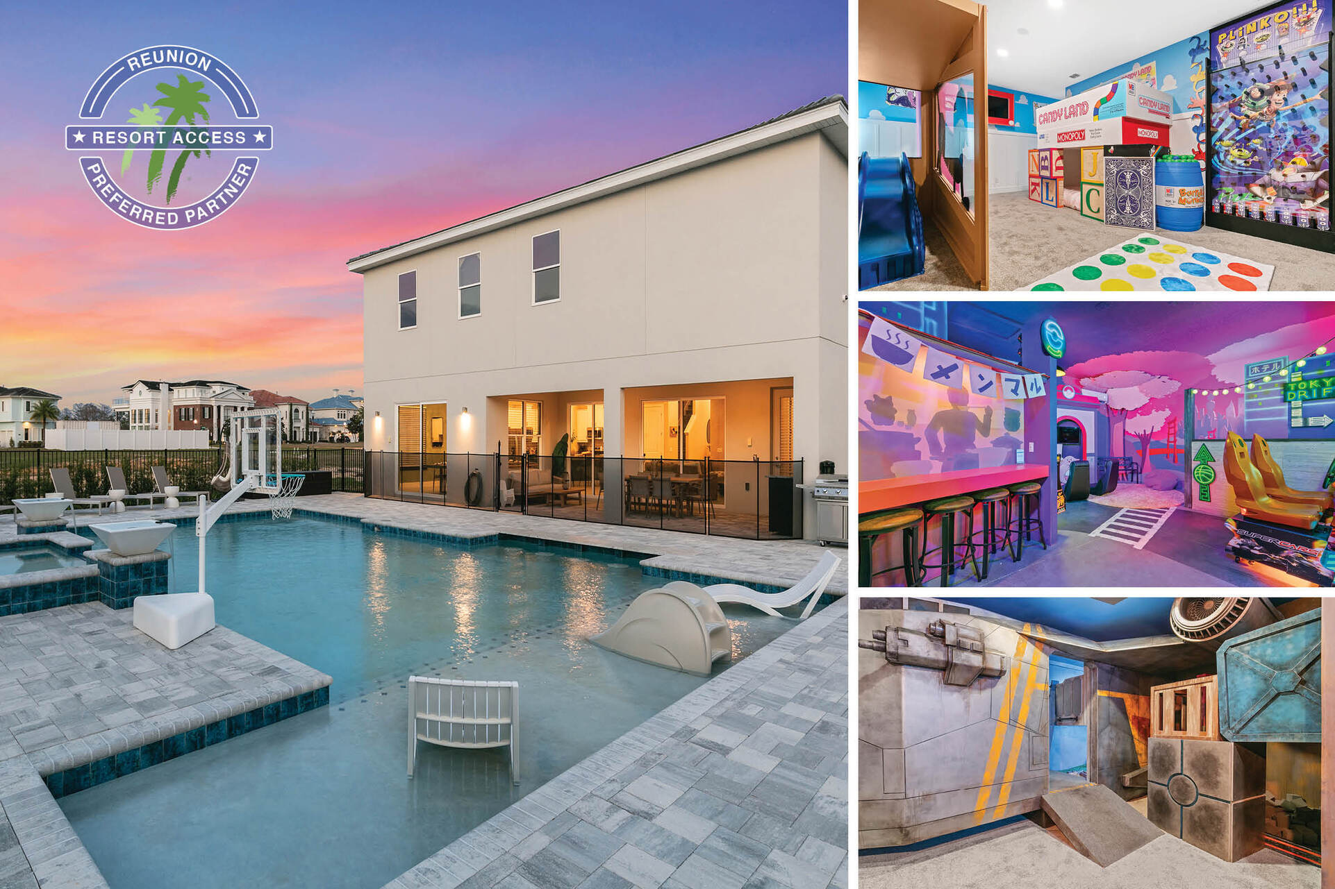 The Grand Casita Cantina, a contemporary-chic, ultra-themed home sure to wow the whole group! | Photos Taken: February 2023