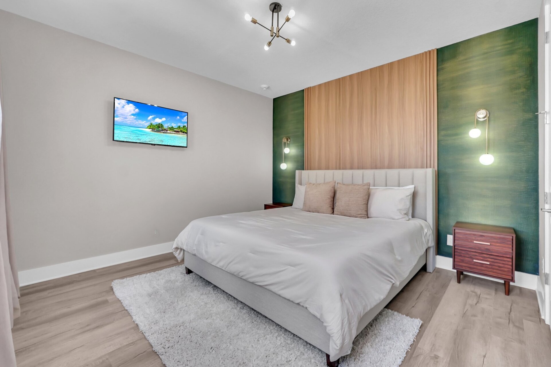 Rejuvenate in style on this deluxe King bed