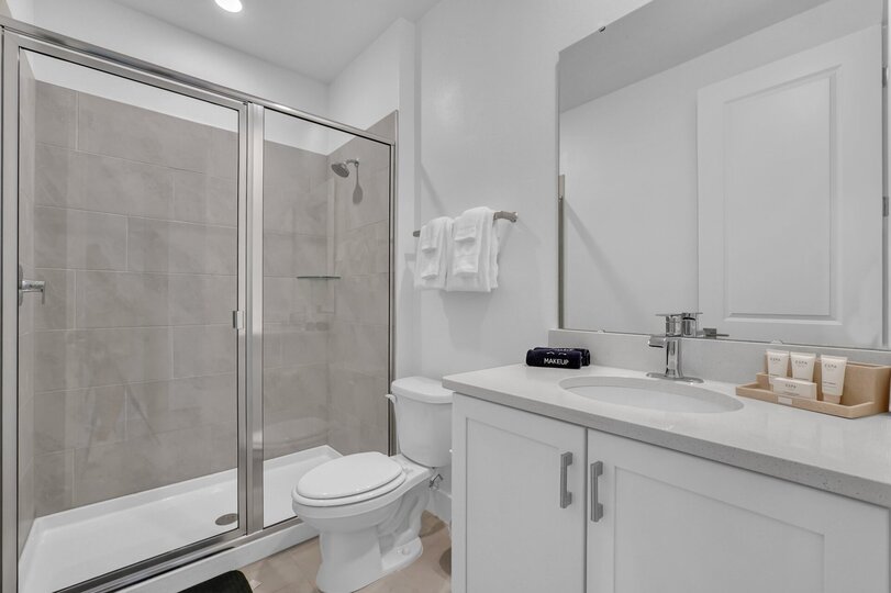 En-suite with walk-in shower