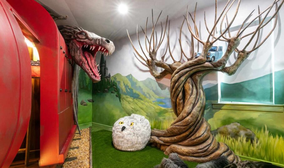 Lounge Around Your Forest on Hedwig or Your Spider Bean Bag Chair
