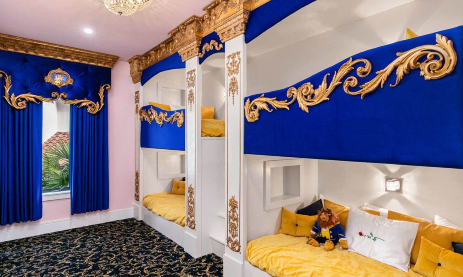 Princess Belle's Bedroom, Four Full Size Memory Foam Mattresses