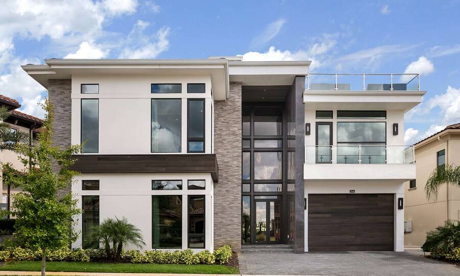 This spectacular 8-bedroom estate in Reunion Resort will spark your creativity from the moment you step inside.