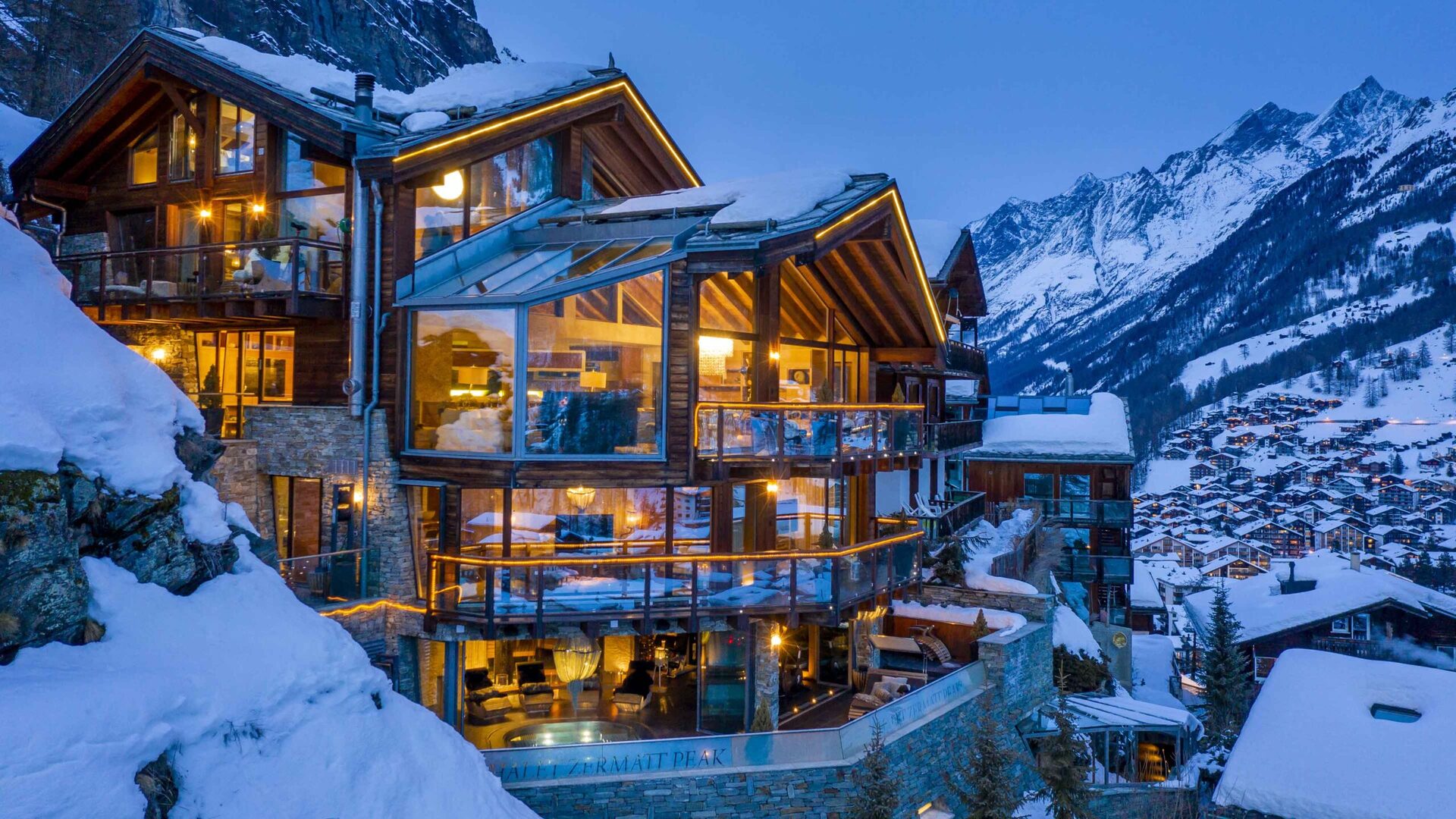 Matterhorn Views & Alpine Elegance, Luxury Valais Chalet 1407