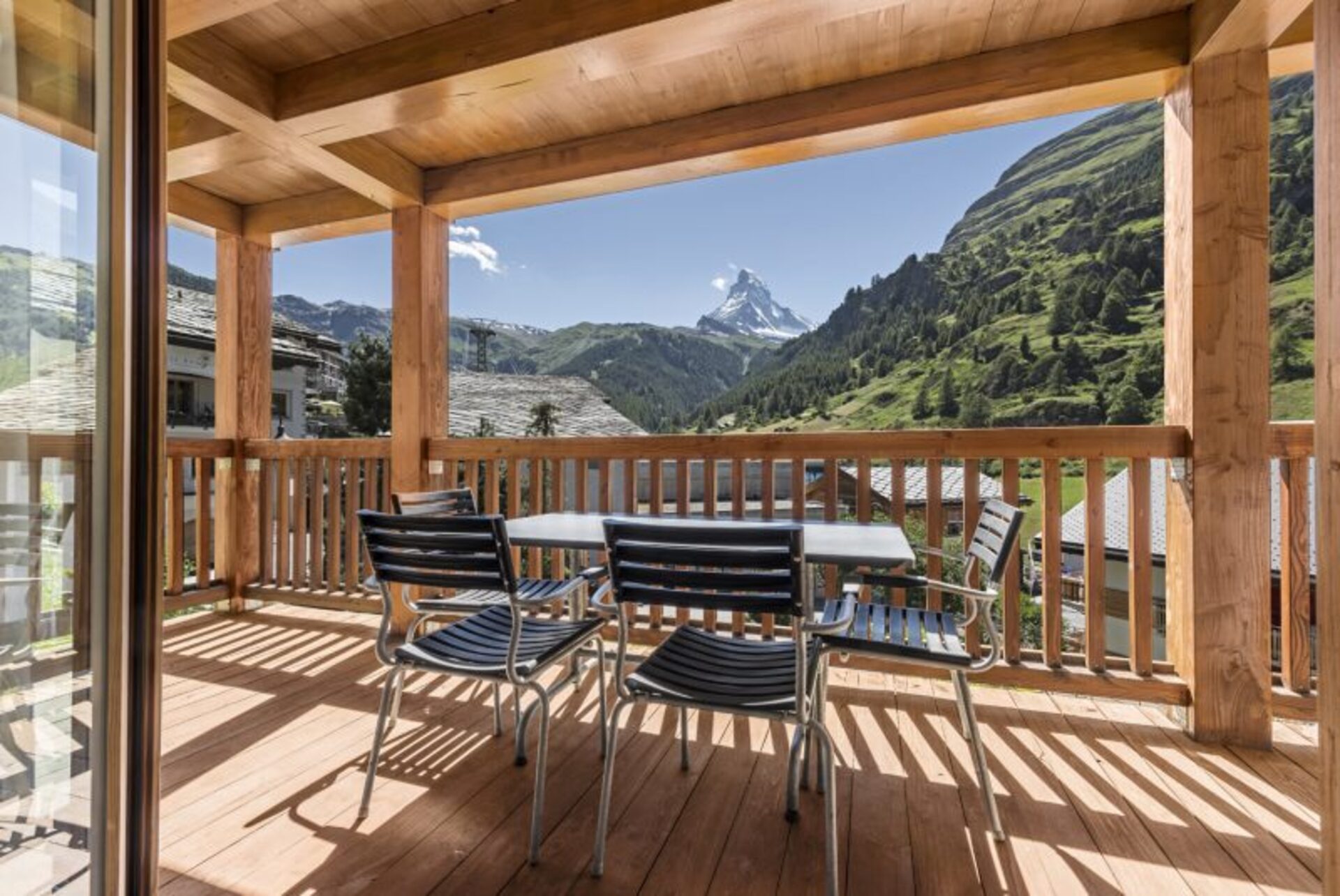 A Serene Alpine Escape with a View of the Matterhorn 1017