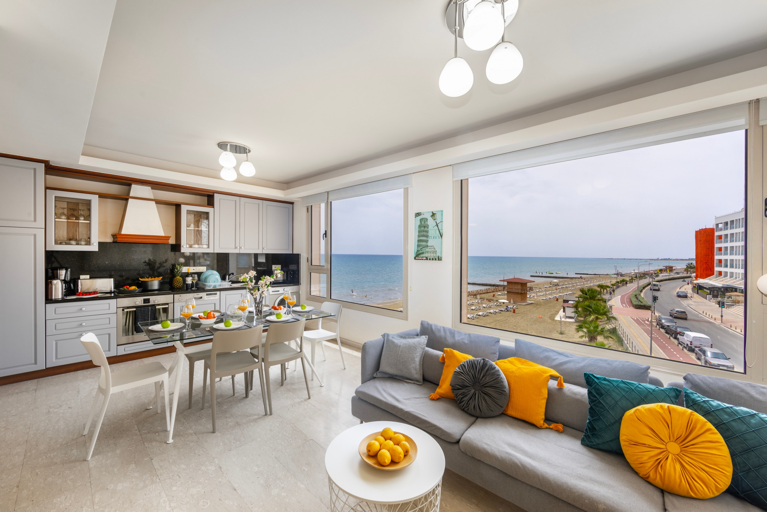 5 Star Eftyhia Beachfront Suite – Stylish Seafront Escape in Larnaca