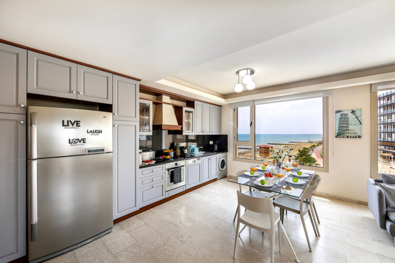 5 Star Eftyhia Beachfront Suite – Stylish Seafront Escape in Larnaca