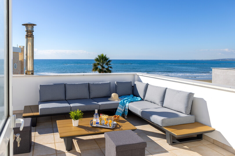 5 Star Villa Faros Beachfront Escape - Sunset Seaside Retreat