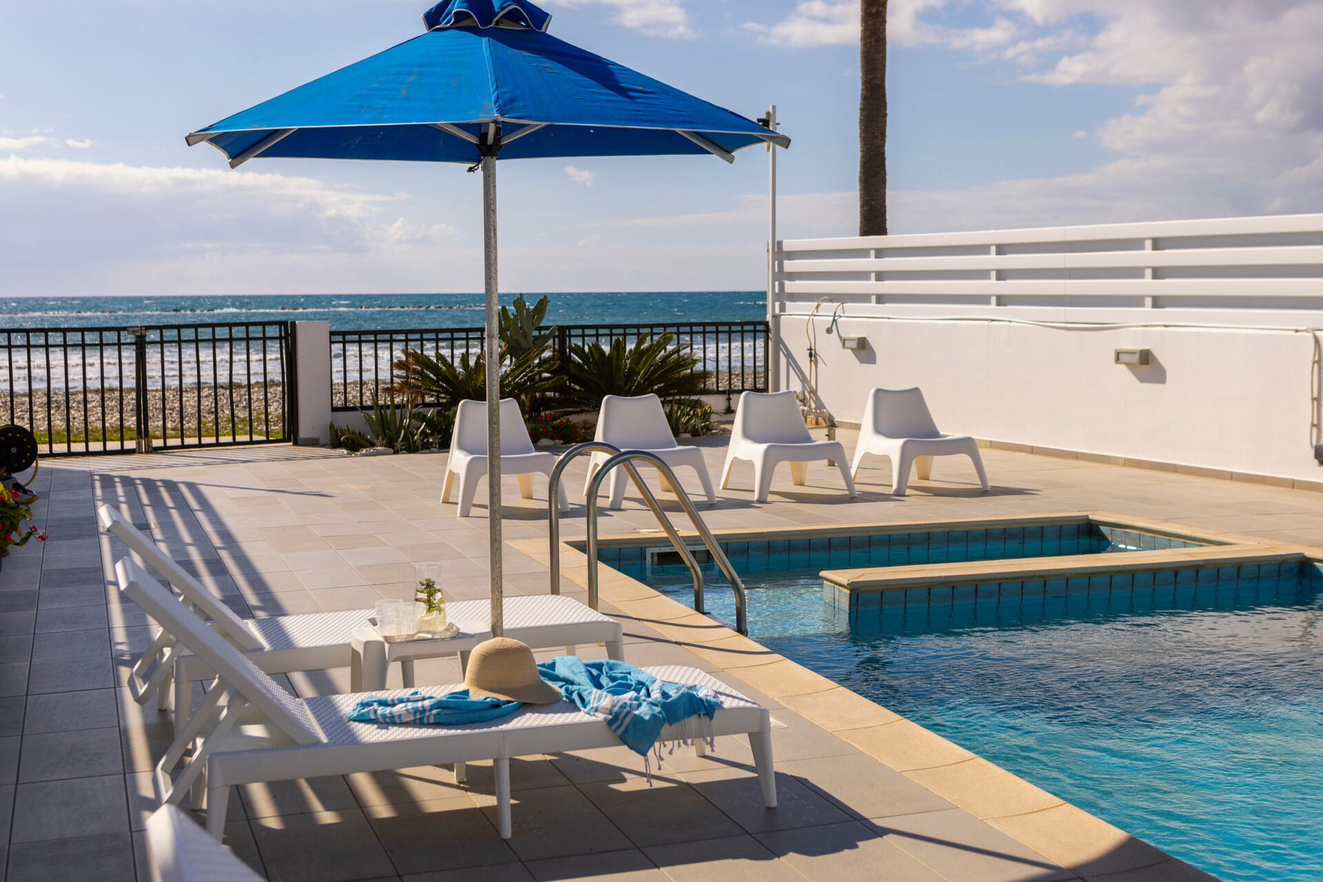 5 Star Villa Faros Beachfront Escape - Sunset Seaside Retreat